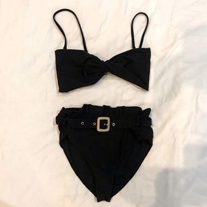 Revel Rey M gorgeous black bikini!